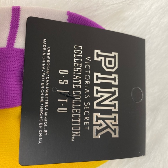 5 Pair Bundle Pink Victoria’s Secret Socks - Picture 11 of 12